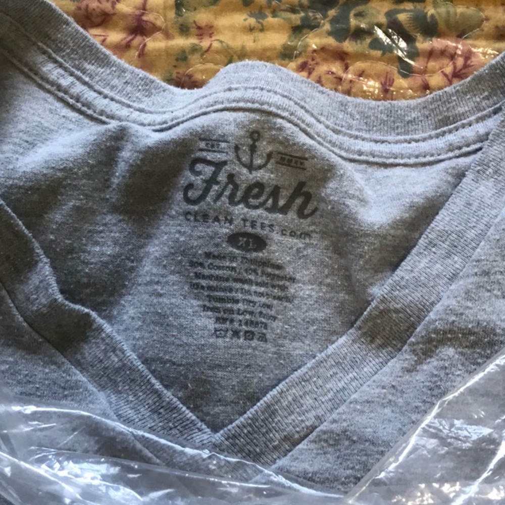 Three - Fresh Clean Threads v neck t-shirts